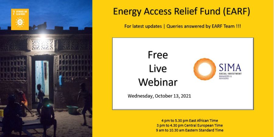 Energy Access Relief Fund (EARF) Webinar